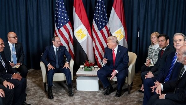 ترامب والرئيس السيسي 