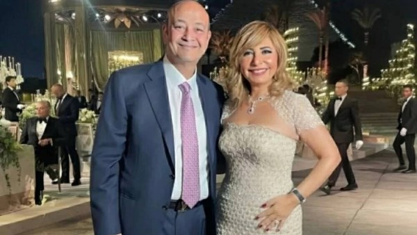 عمرو أديب ولميس الحديدي