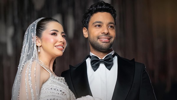 أحمد جمال وزوجته فرح الموجي
