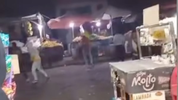 لقطات من المشاجرة