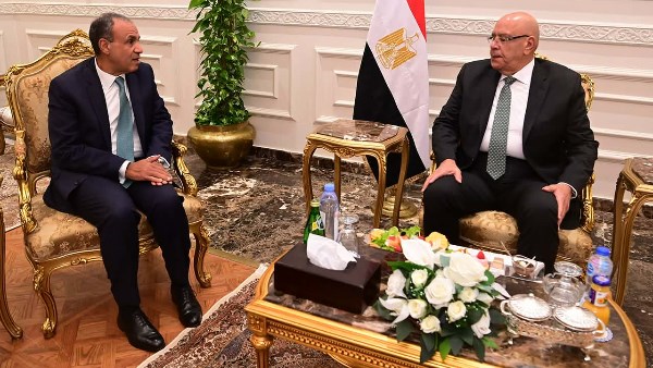 المستشار هشام بدوي رئيس مجلس النواب يستقبل وزير الخارجية