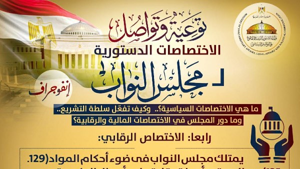 وزارة الشؤون النيابية تصدر سلسلة توعوية جديدة بشأن الاختصاصات الدستورية لمجلس النواب