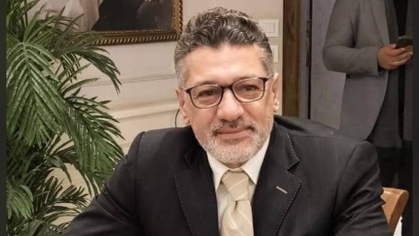  حمدي قوطة ، عضو الهيئة العليا لحزب الوفد والمرشح لرئاسة حزب الوفد