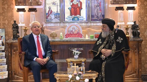 حنفي جبالي يهنيء البابا تواضروس الثاني بعيد الميلاد المجيد 