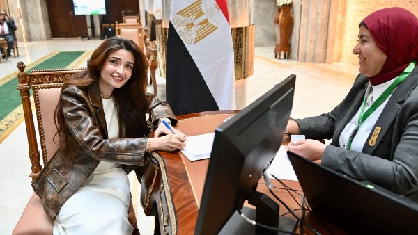 إيرين سعيد، تتسلم كارنيه عضوية مجلس النواب 