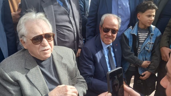 وصول منير فخري عبد النور ومحمود أباظة لحزب الوفد للإدلاء بأصواتهما في انتخابات رئاسة الحزب 