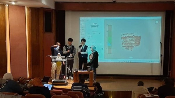 المسح الضوئي ثلاثي الأبعاد دورة تدريبة في متحف التحنيط 