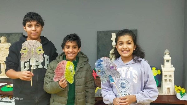 المتحف اليوناني الروماني ينظم ورشةفنية عن المعبود يانوس 