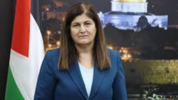  وزيرة خارجية فلسطين الدكتورة فارسين أغابكيان شاهين