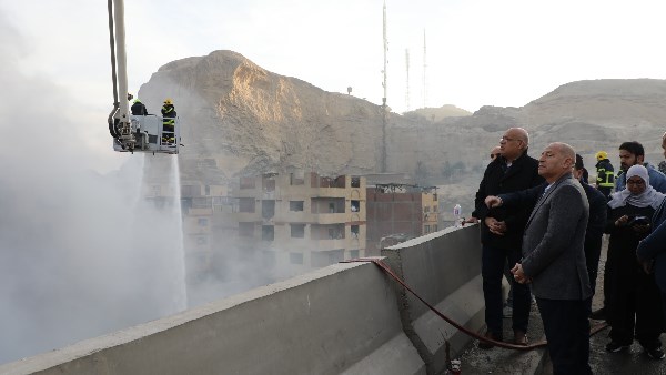 حريق منطقة الزرايب