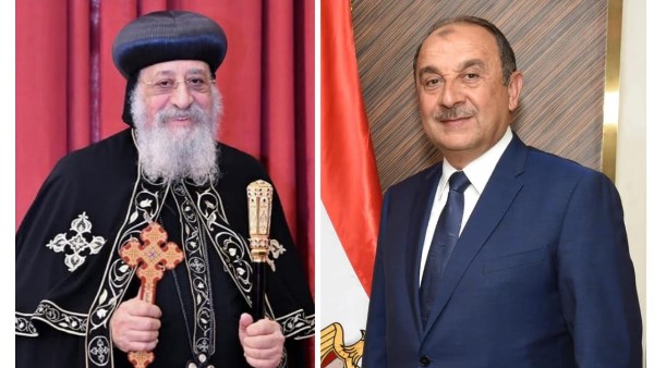 وزير قطاع الأعمال العام يهني قداسة البابا تواضروس الثاني