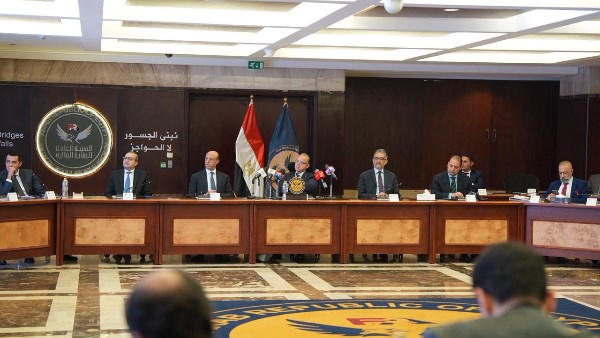 جانب من المؤتمر الصحفي لحصاد هيئة الرقابة المالية 