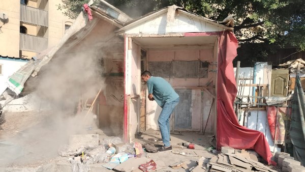 إزالة اكشاك مخالفة 