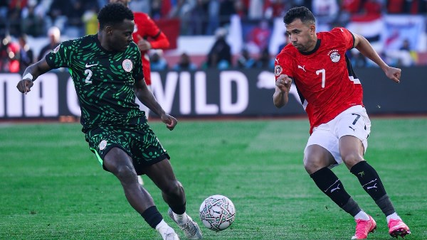 منتخب مصر مع نيجيريا