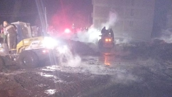 السيطرة علي حريق مواسير المنوفية 