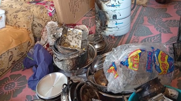 احتراق جهاز عروس المنوفية