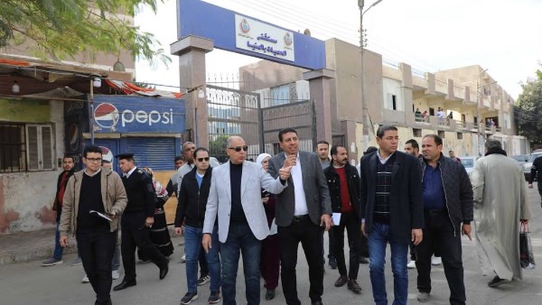 محافظ المنيا خلال الجوله 