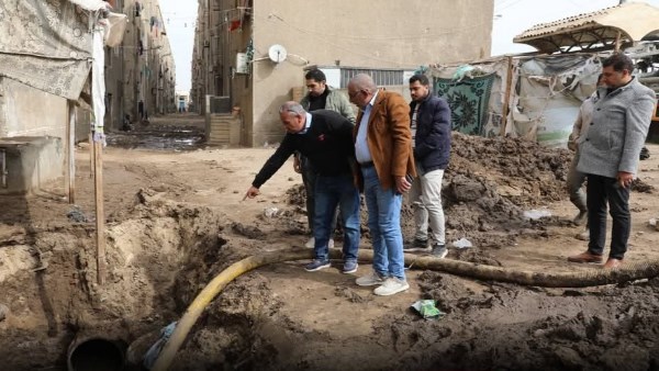 إصلاح خط طرد ماقوسة 