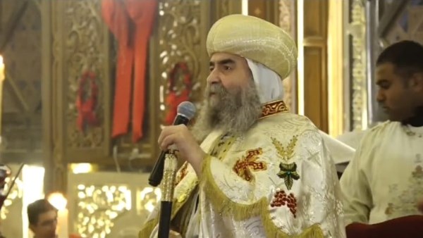 مطران أسيوط للأقباط الأرثوذكس يترأس قداس عيد الغطاس