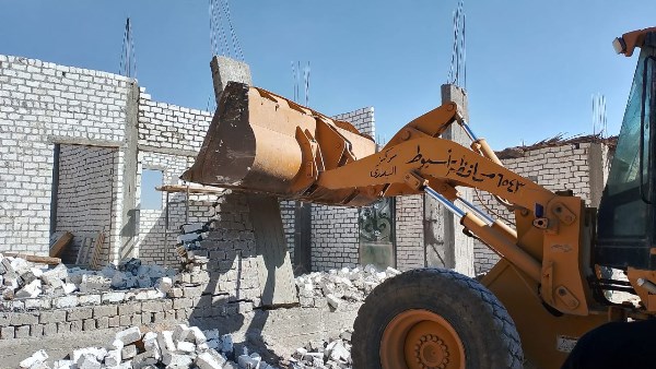 إزالة التعديات بأسيوط 