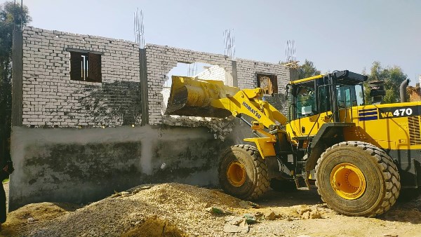 إزالة التعديات بأسيوط 