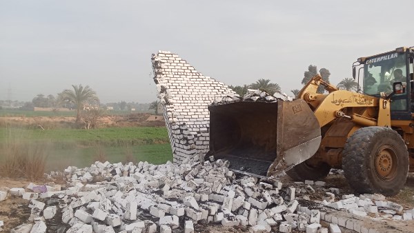 إزالة التعديات بأسيوط 