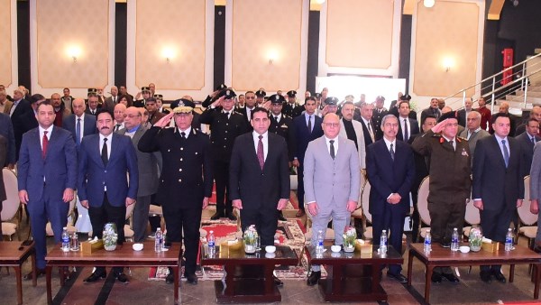 جانب من احتفال مديرية أمن سوهاج