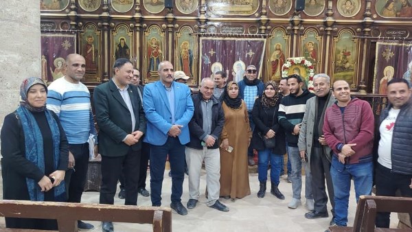 جانب من الزيارة في سوهاج