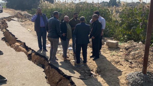 هبوط أرضى بقنا