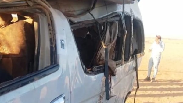 الصور الأولى لحادث اسوان