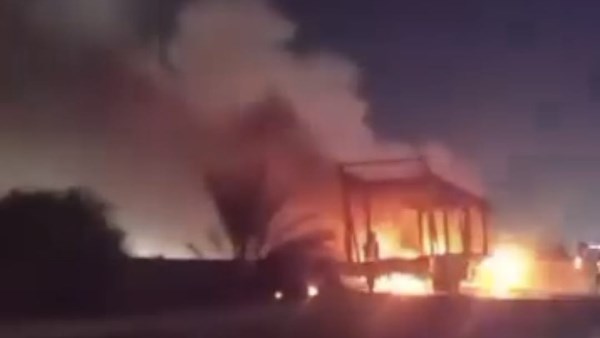 صورة من الحريق