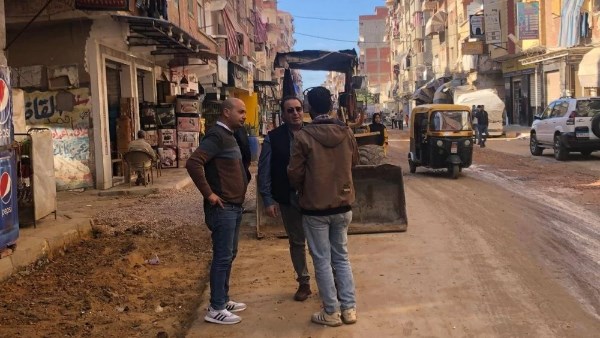 رصف محور المراغي