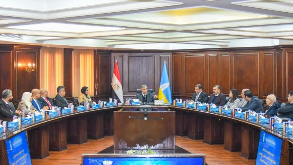 اجتماع بديوان محافظة الإسكندرية
