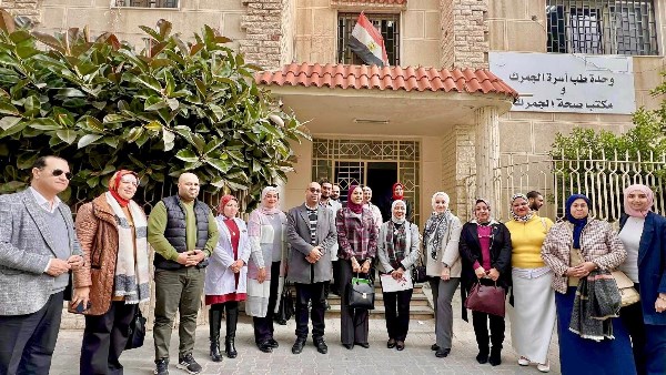 وفد أممي بوحدة صحة الجمرك