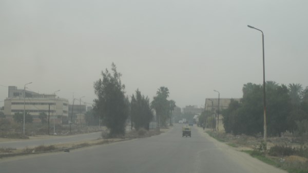 غيوم بمختلف انحاء الإسكندرية