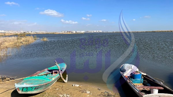 صورة من ملاحات بحيرة مريوط