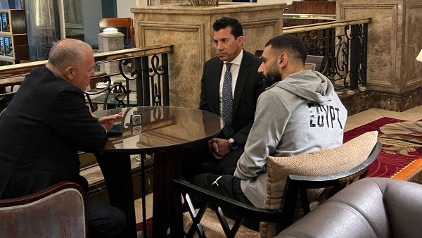 مؤتمر صحفي لأشرف صبحي وهاني أبو ريدة وحسام حسن غدا