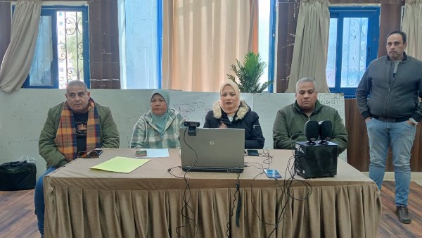 مدير تعليم مطروح  خلال الاجتماع