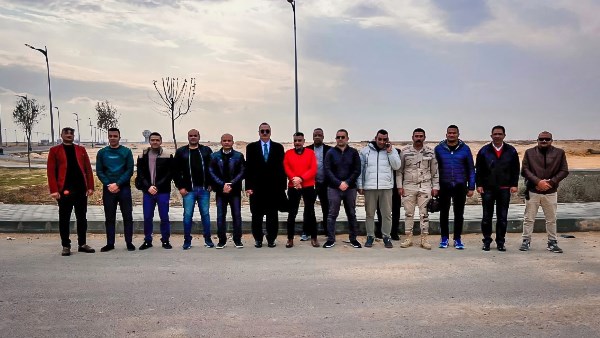 وفد وزارة الشباب والرياضة يعاين موقع القرية الأولمبية 