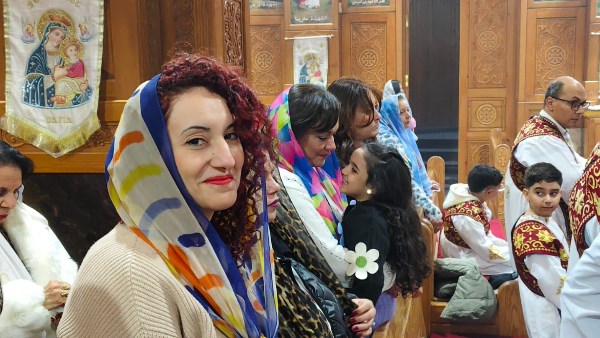 أقباط بورسعيد يواصلون احتفالاتهم في ليلة عيد الميلاد