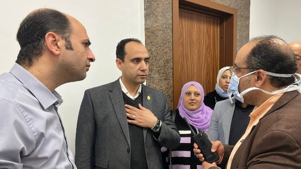 التلواني و حسن   يتفقدان ميدانيا وحدة الطب النووي بمستشفى النصر التخصصي