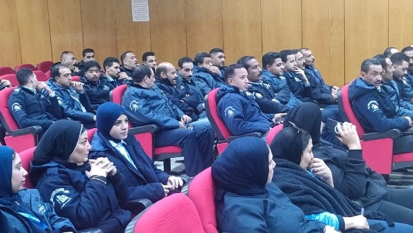 رعاية بورسعيد الصحية  تنفذ برنامجًا تدريبيًا لرفع كفاءة أفراد الأمن بالمنشآت الصحية