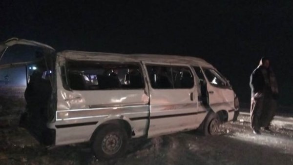 إصابة 6 في انقلاب ميكروباص بمحور 30 يونيو جنوب بورسعيد