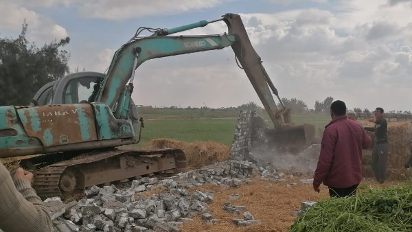 إزالة 6 مبانٍ بجنوب بورسعيد 