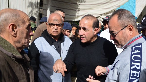 رئيس مدينة بورفؤاد يتابع وضع مناطق الشعراوى و العبور عقب ازالة اسواقهم العشوائية 