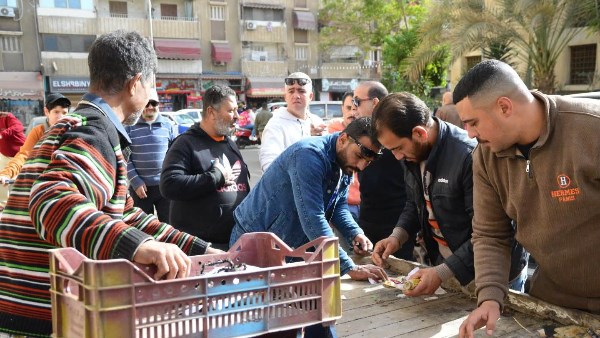 حملة بمنطقة الامل فى مدينة بورفؤاد 