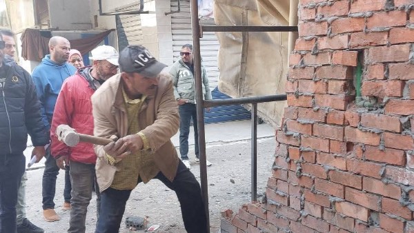 حملة لمجابهة التعديات على املاك الدولة بضواحي بورسعيد 