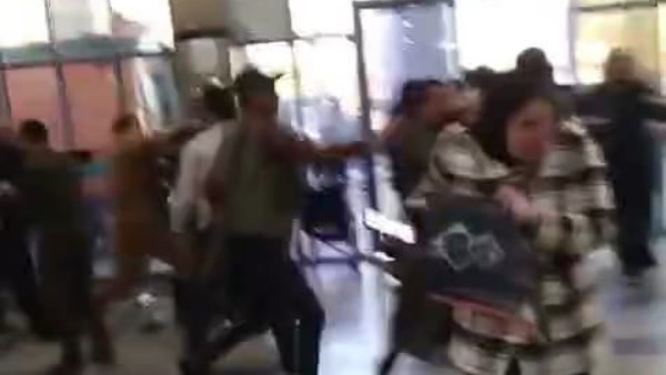 جانب من المشاجرة 