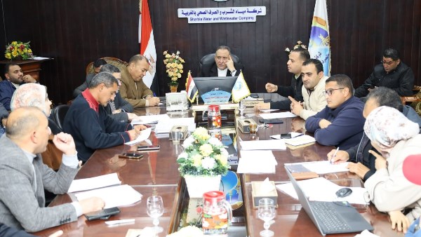 مياه الشرب والصرف الصحى بالغربية 