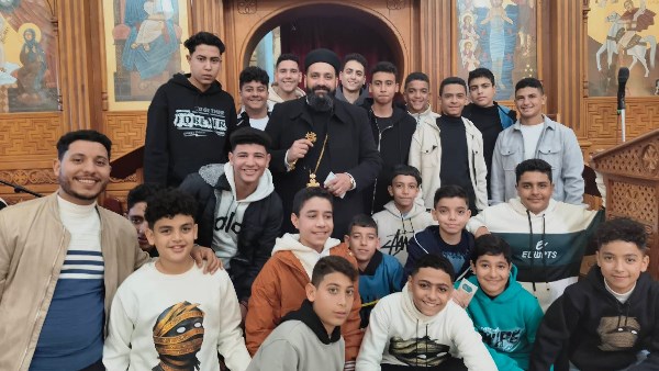 فرحة عيد الميلاد في كفر الشيخ 